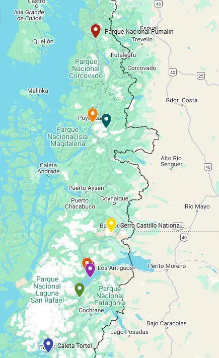 Carretera-Austral-Aysen-Chile-Tours-Map